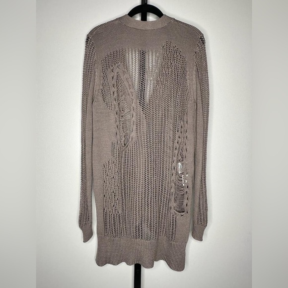 BCBGMaxAzria Kiril Drop Needle Button Cardigan Effortless Elegance & Style - Picture 2 of 5